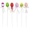 Colorful Speckled & Glittered Easter Egg Picks, 6ct.